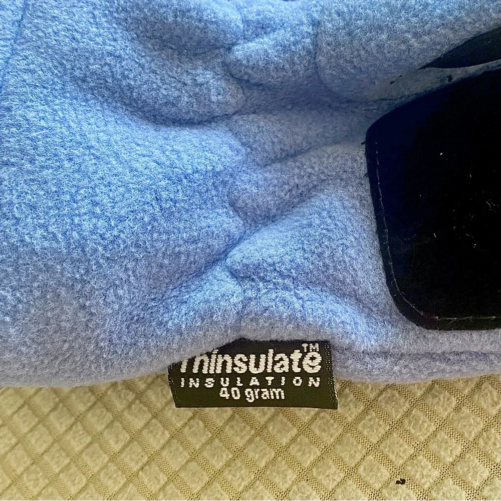 3M Thinsulate Periwinkle Fleece Gloves